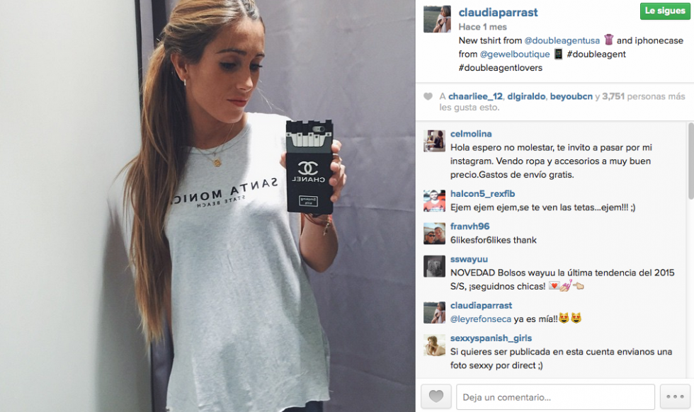 Instagram Claudia Parras
