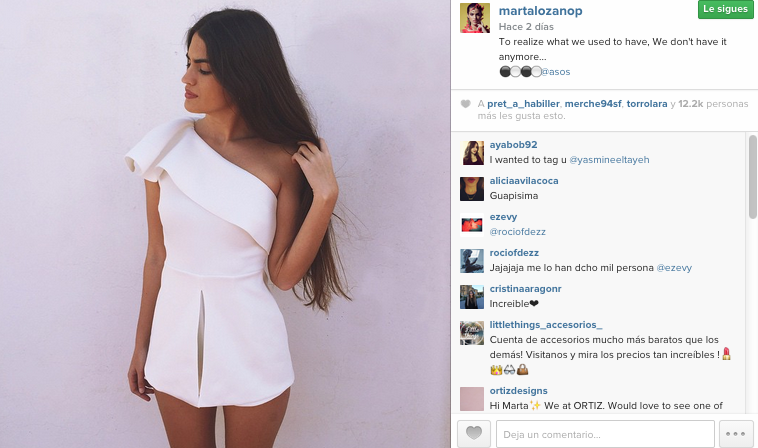 Instagram Marta Lozano