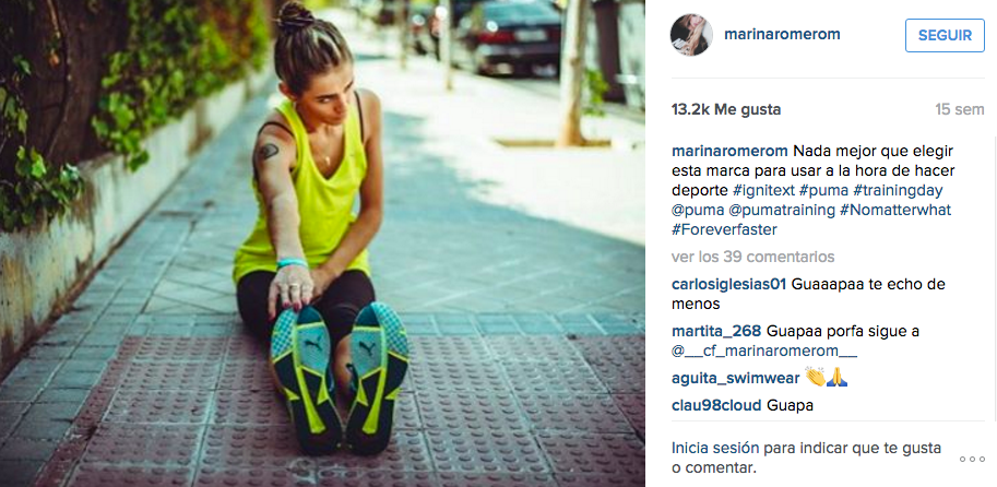Fuente: Instagram Marina Romero.