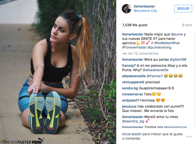 Fuente: Instagram Marta Soler.