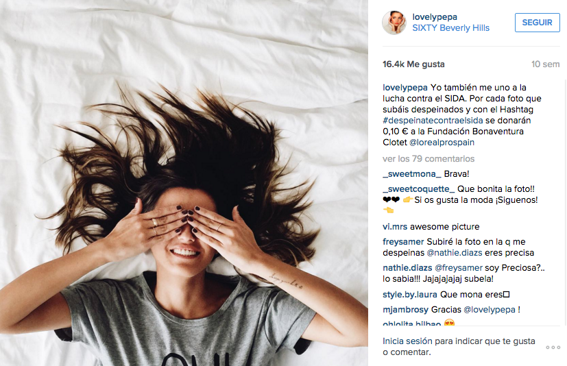 Fuente: Instagram Alexandra Pereira.
