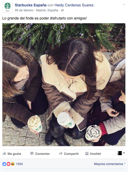 campaña de Starbucks con micro influencers