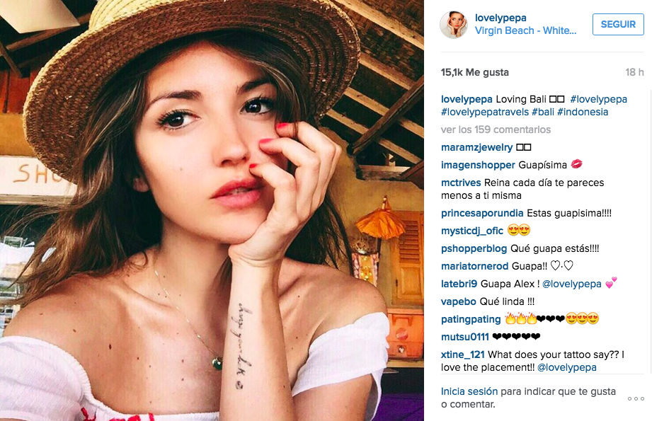 Fuente: Instagram Lovely Pepa.