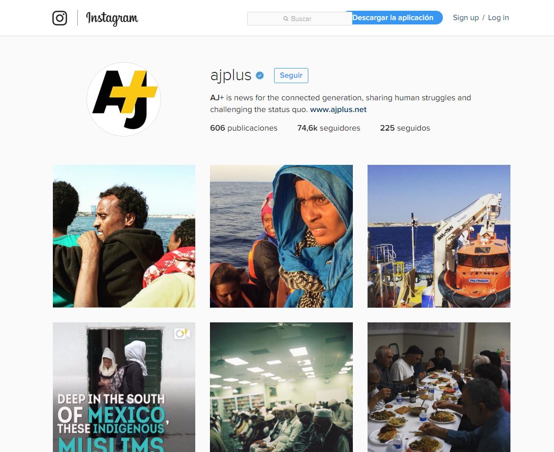 Fuente: Instagram de AJ+