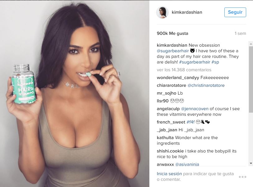 Fuente: Instagram Kim Kardashian