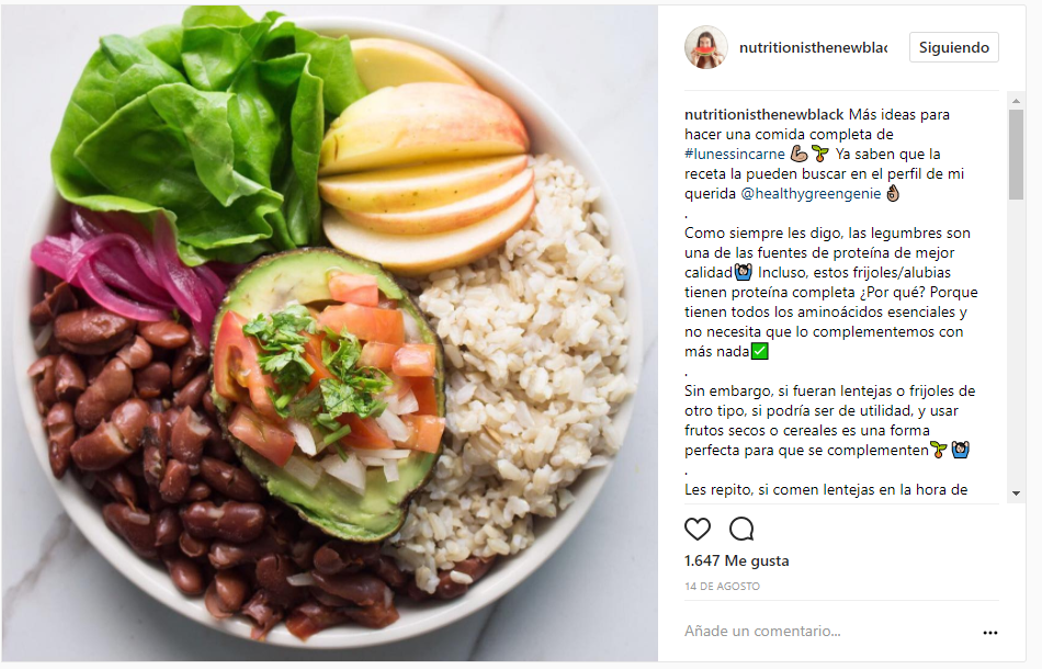Influencer en instagram 